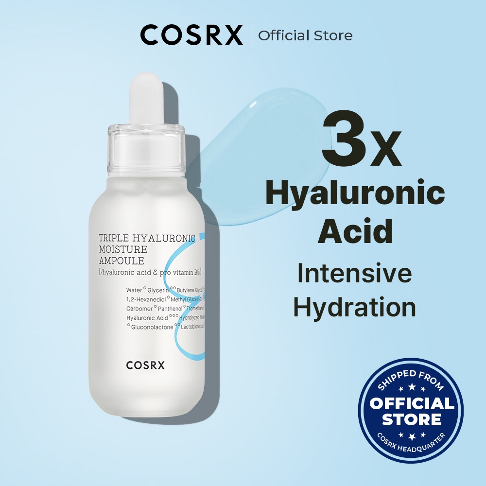 [COSRX OFFICIAL] Hydrium Triple Hyaluronic Moisture Ampoule 40ml