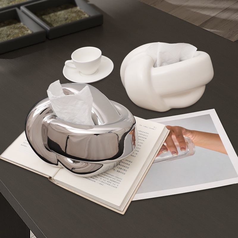 Household Unique Knots Fun Tissue Box Living Room Coffee Table Dining ...