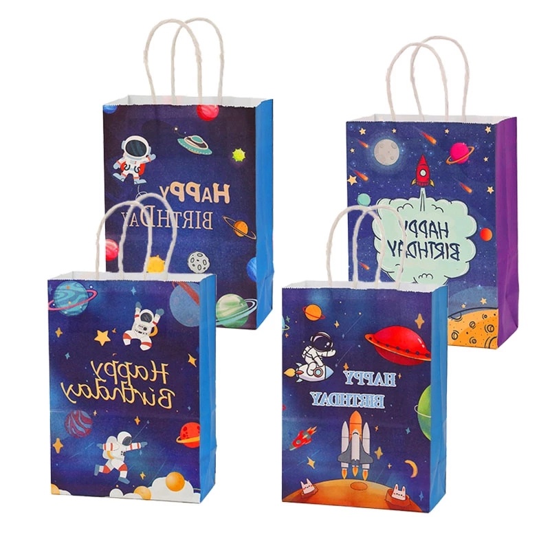 Astronaut Gift Bags Planet Galaxy Outer Space Tote Bag For Universe ...