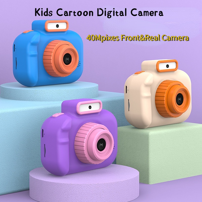 H7 Children's HD Camera 40MP Front Rear Dual Camera Digital Camera kid ...