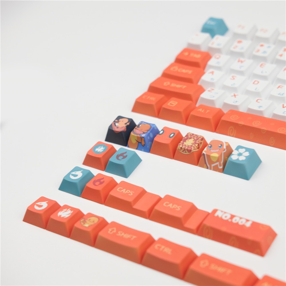 Charmander PBT keycap mechanical keyboard button - Cherry profile ...