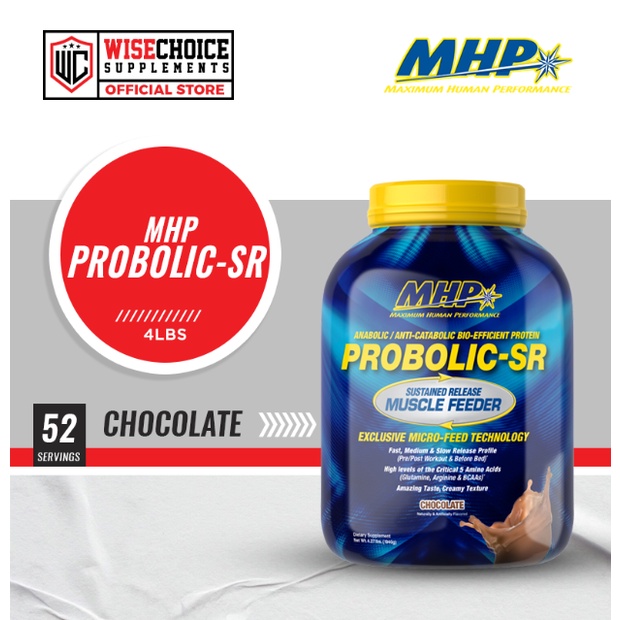 MHP PROBOLIC-SR 4 LBS CHOCOLATE FLAVOR NOTE:EXPIRY DATE SEPTEMBER 2024 ...