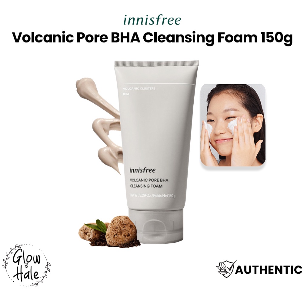 Innisfree Volcanic Pore BHA Cleansing Foam 150g And 250g | Shopee ...