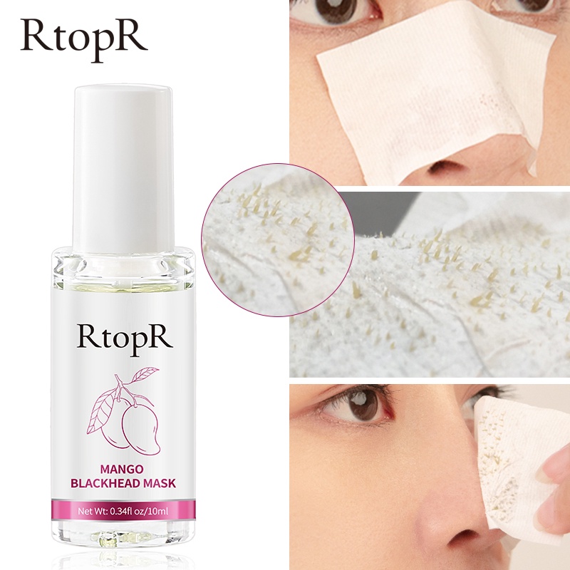 Rtopr Mango Blackhead Remover Mask Deep Cleans Pores Acne Treatment Serum Peeling Off Nose Mask