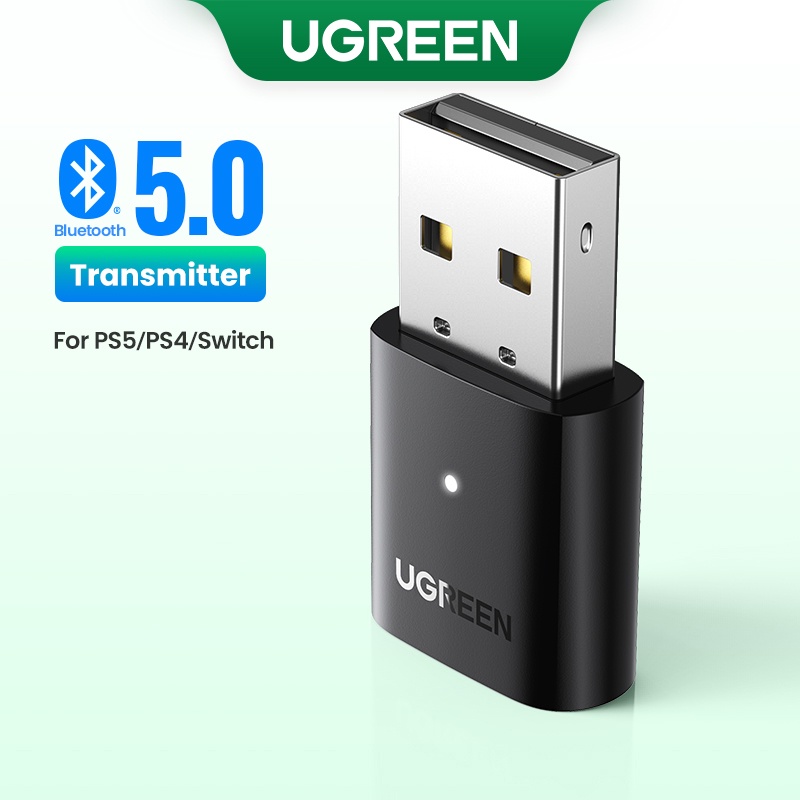 UGREEN Bluetooth Transmitter USB 5.0 Adapter Wireless Dongle Low Latency for PS5 PS4 PS4 Pro PS3 Switch AirPods Pro