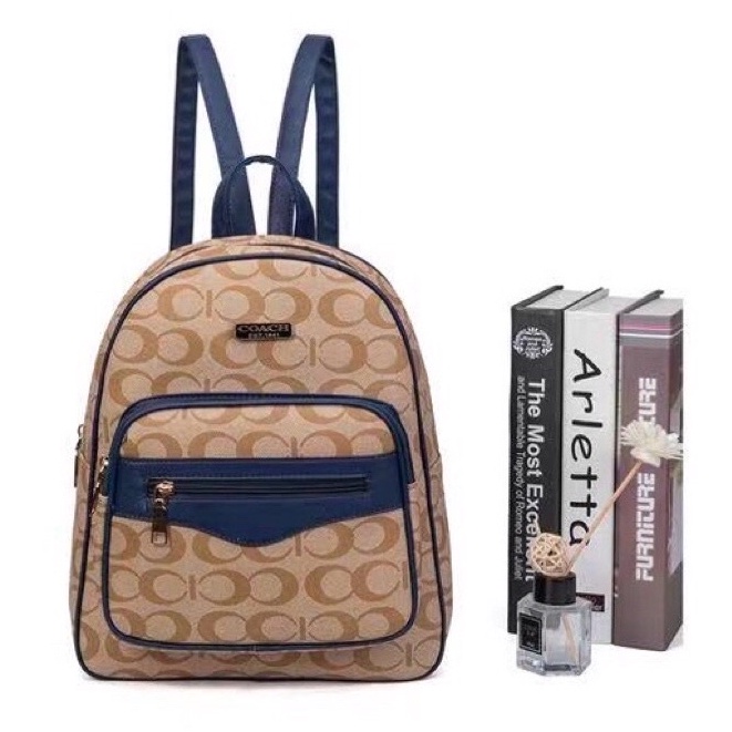 new fasion unisex coach Backpack leather waterproof good quality