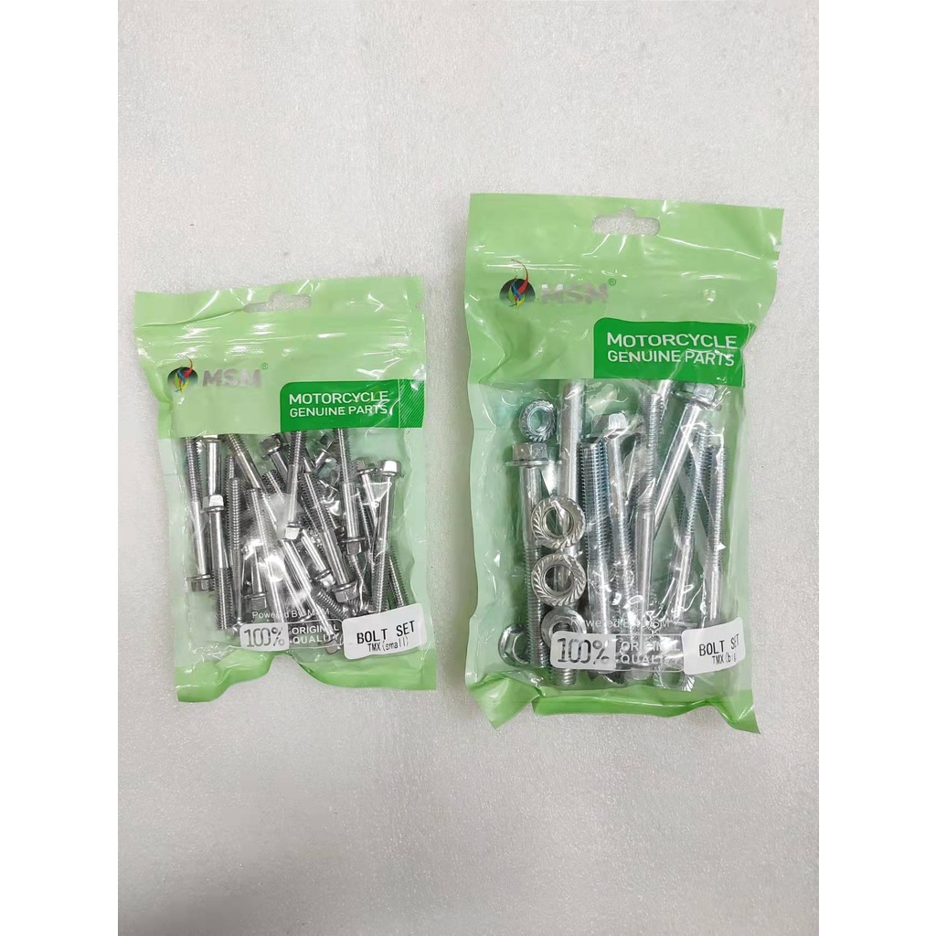 Motorcycle Engine Mount Bolt set (Chrome) for TMX | Shopee Philippines