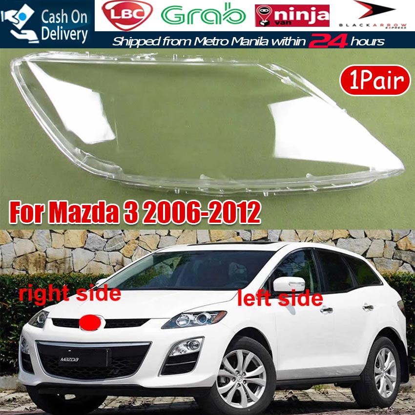 【Fast Delivery】 Mazda Headlight Cover for Mazda 3 2006 2012 Headlamp