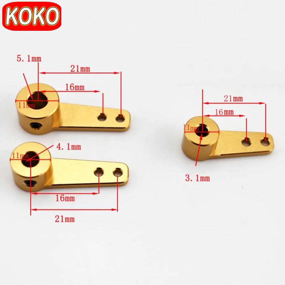 3.1MM 4.1MM 5.1MM Single Steering Rudder Tiller Arms for RC Model Car ...