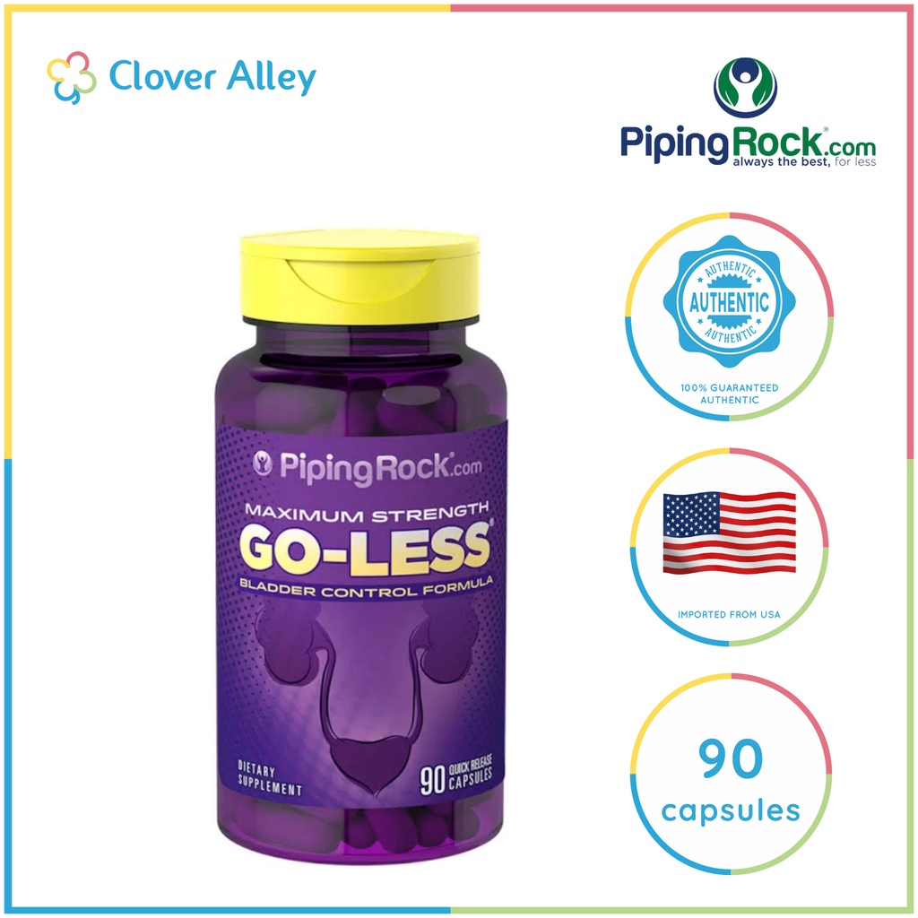 Pipingrock GoLess Bladder Bladder Control, Pumpkin Seed Extract, 90