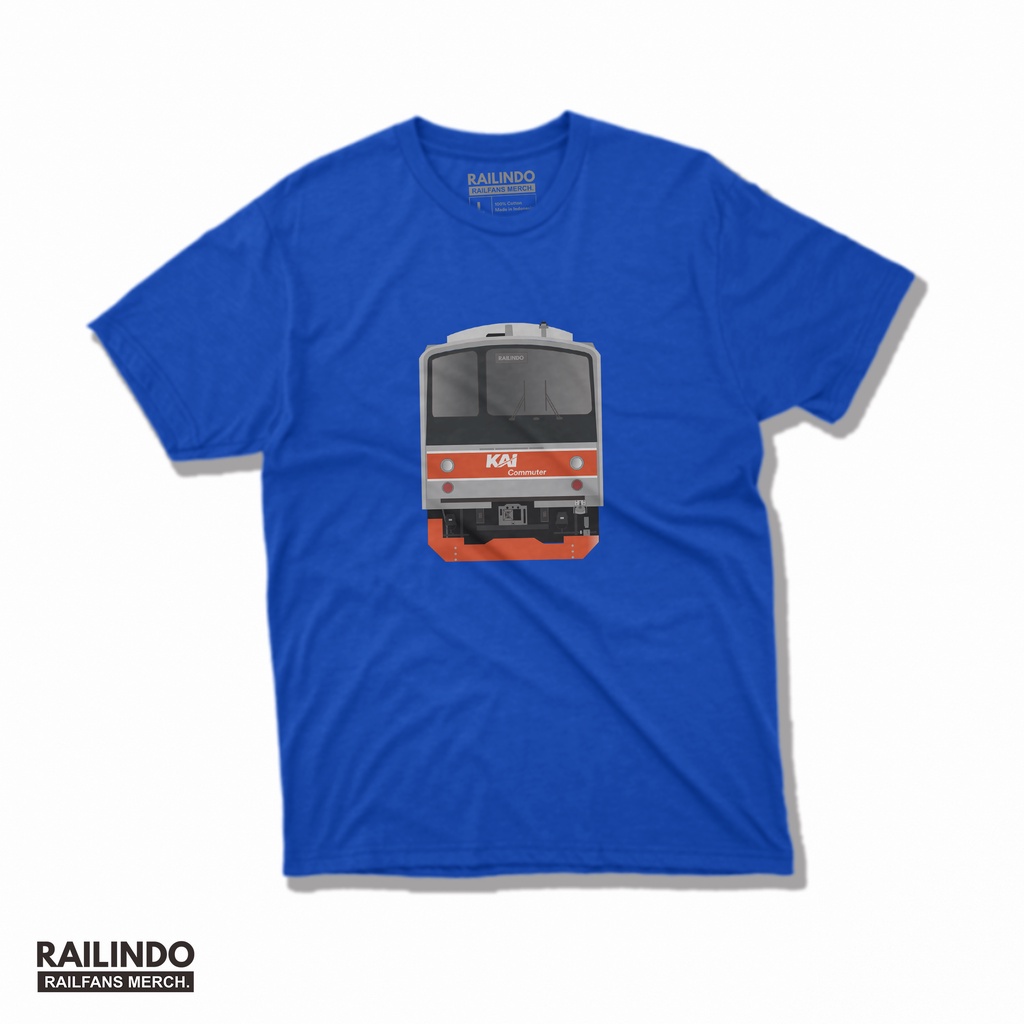 Railindo - KRL Commuter Line Train Children's T-shirt JRE205 New Livery ...