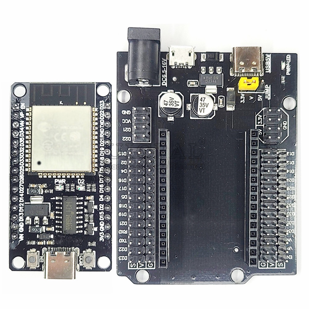 ESP32 Development Board WiFi Bluetooth Ultra-Low Power Dual Core ESP32 ...