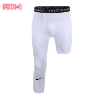 P701-1# Men's sports Pro combat compression tights 3/4 leggings cycling  shorts for basketball