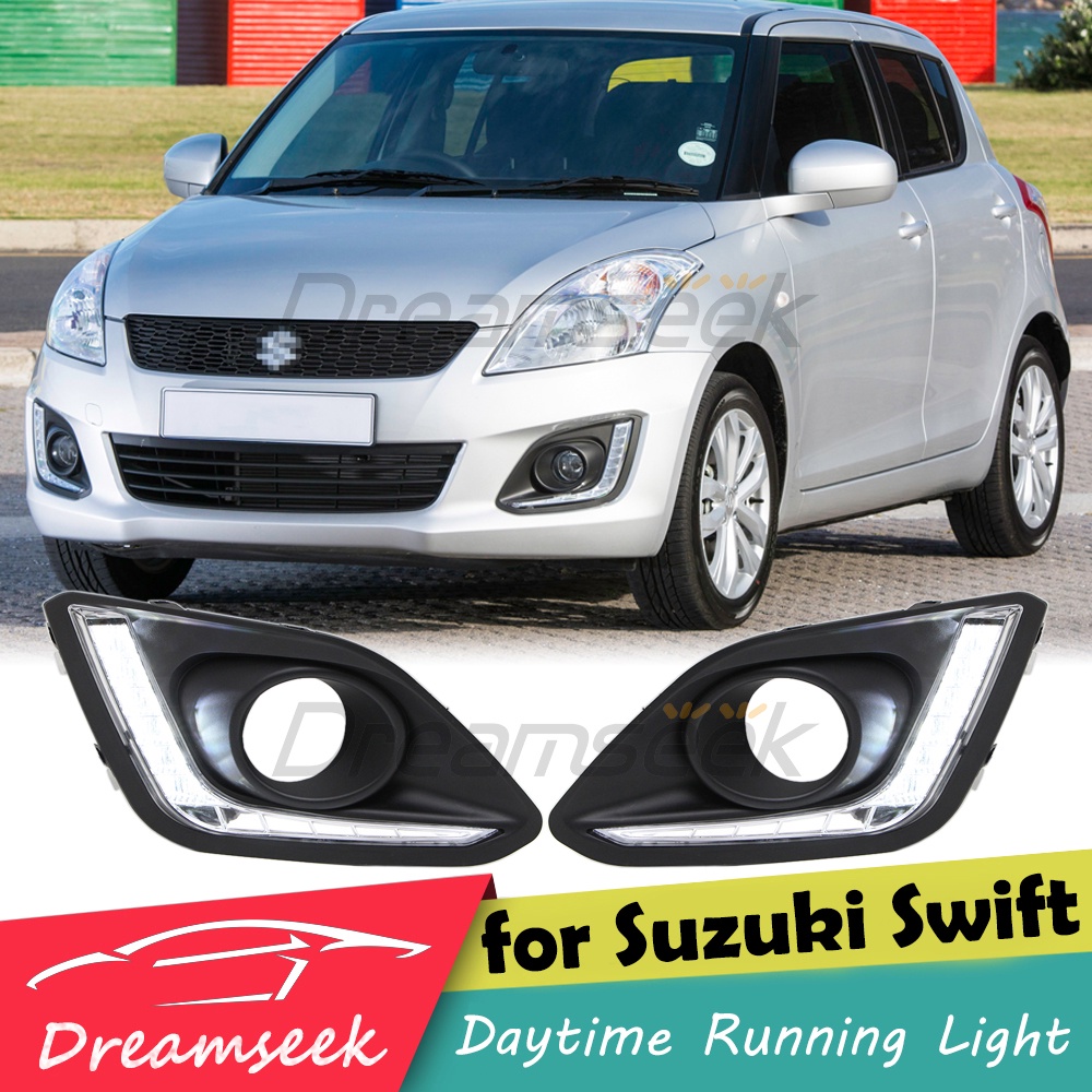 DRL LED Daytime Running Light Fog Lamp For SUZUKI SWIFT DZIRE 2014 2015 2016 Shopee Philippines