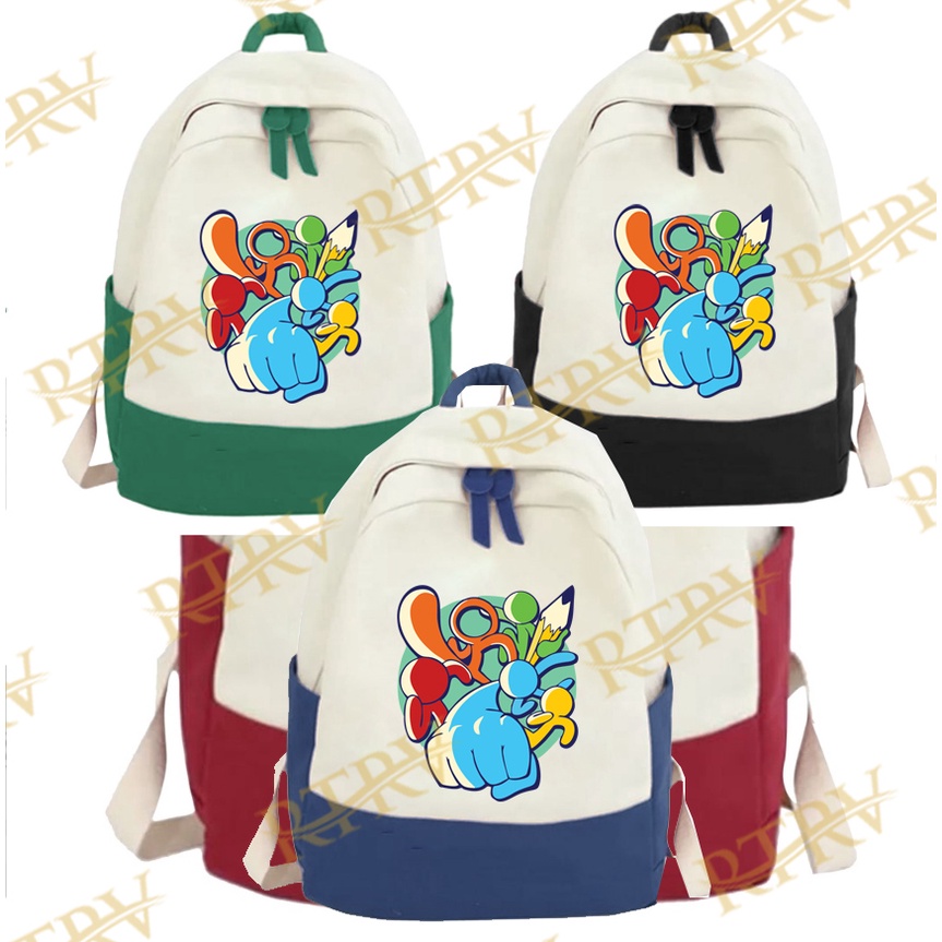 FC Barcelona Kids School Backpack - Trolley Adaptable, Blue Maroon, 32x12x38 Cm
