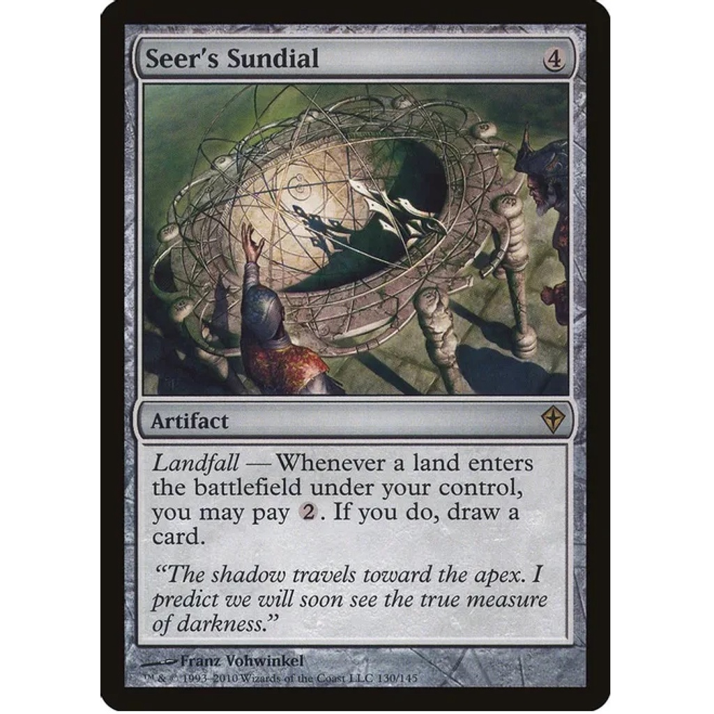 MTG RARE Seer's Sundial Magic the Gathering Shopee Philippines