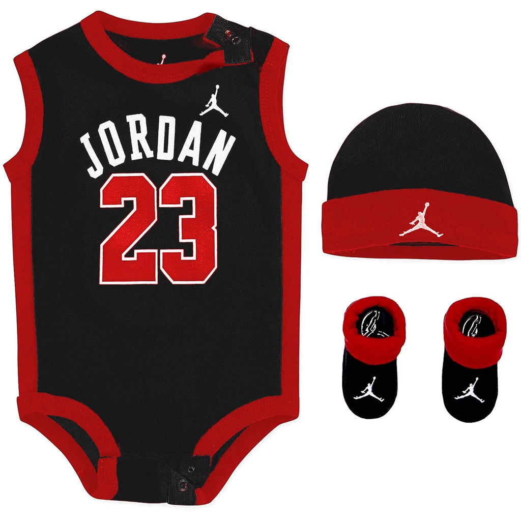Newborn Baby Boy Clothing Baby 3Piece Set Jersey Basketball Infant Romper Cotton Sleeveless