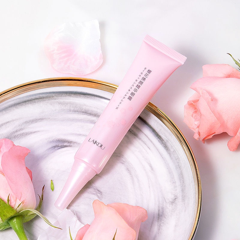 LAIKOU Japan Sakura Eye Cream Dilute Dark Circles Reduce Wrinkles Eye