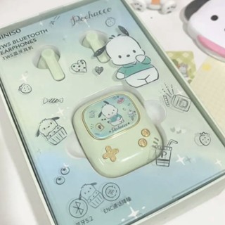 New 2023 Kawaii Sanrio headset Tws Bluetooth Earphones Pochacco Kuromi ...