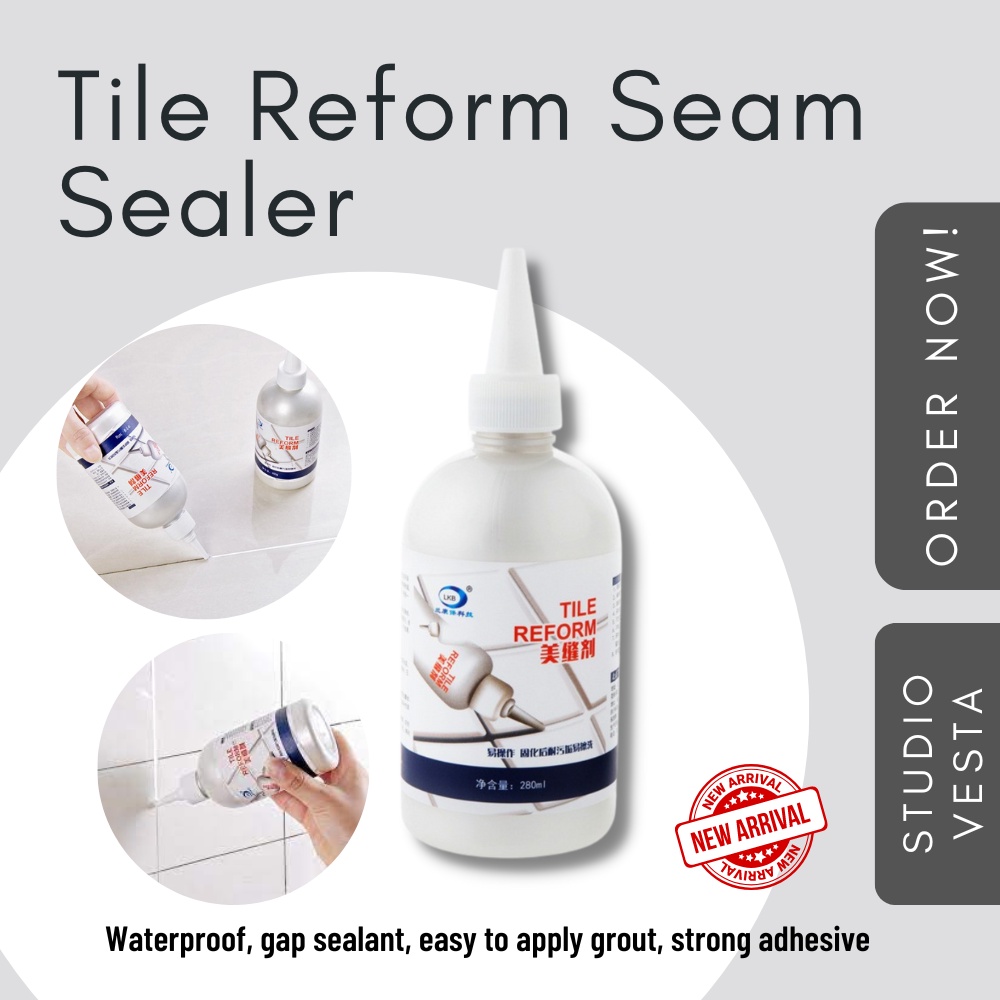 280ml Tile Reform Refill Agent Floor Tiles Epoxy Grouts Sealer ...
