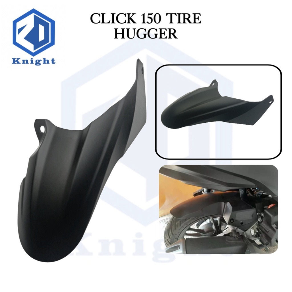 Knight Motorcycle Tire Hugger Mud Guard For Honda Click 150 Shopee