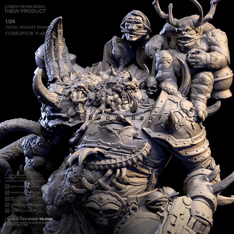 75MM Garage Kit Resin Gray Model (Unassembled, Unpainted) TD2967