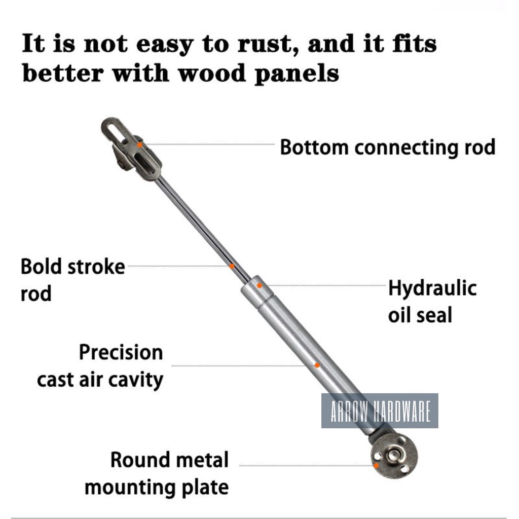 Pneumatic Support Rod Cabinet Door Lift Support Hydraulic Hinge Gas ...
