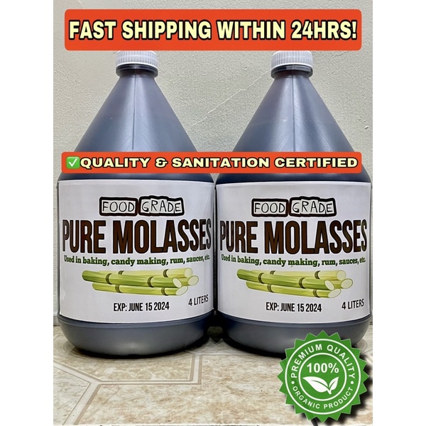 (FOOD GRADE) molasses 4L/5kg Shopee Philippines