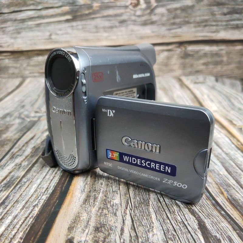 canon zr 500 a mini camcorder cam corder camera asthethic | Shopee ...