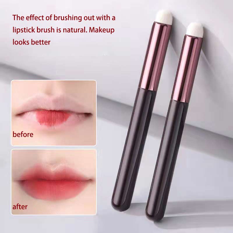Round head lipstick brush lip smudge brush multifunctional brush beauty