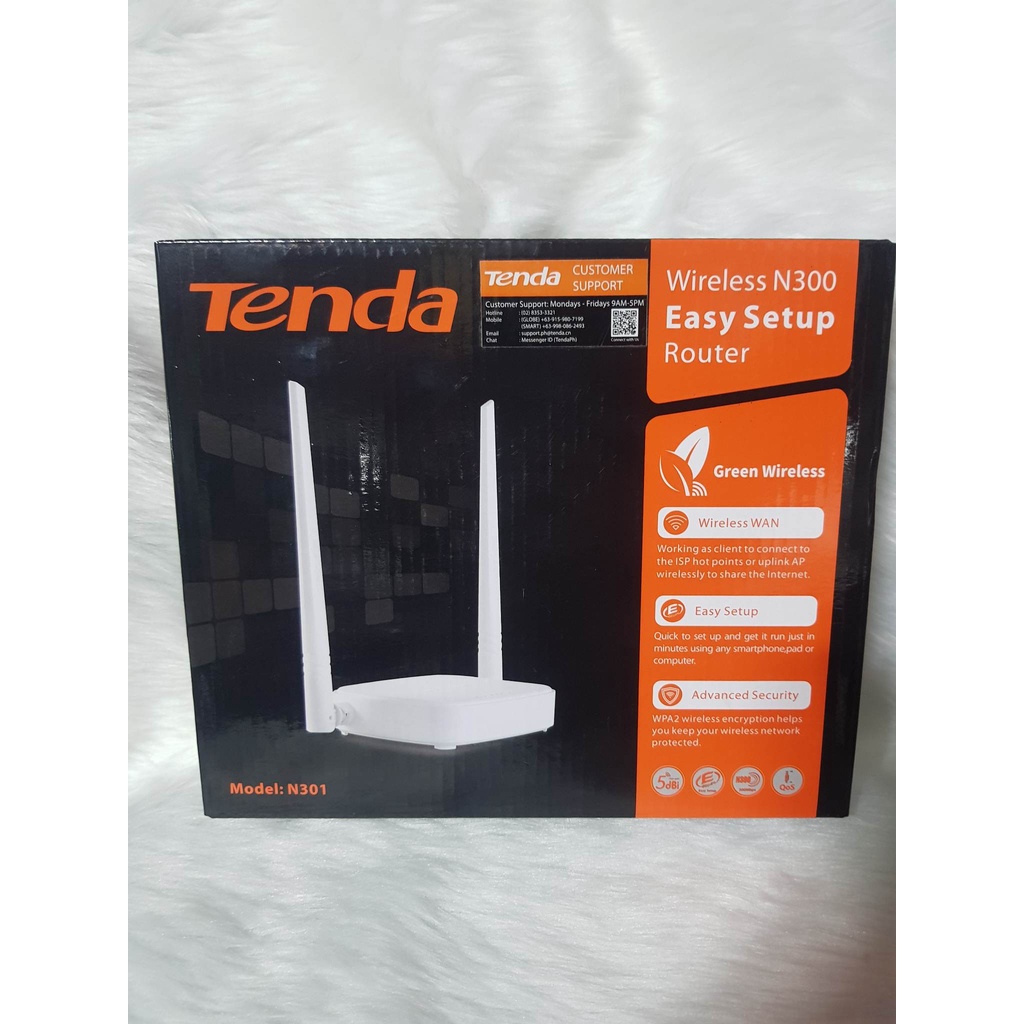 Tenda N301 WIRELESS N301 Easy Setup Router | Shopee Philippines