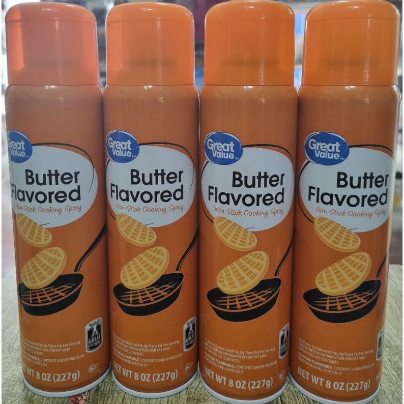 Great Value Butter Flavored Cooking Spray 227g Shopee Philippines