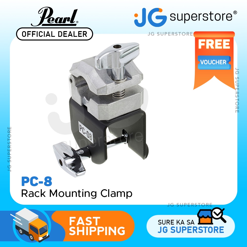 Pearl PC8 Rack Mounting Clamp for DR-80 Rack System 7/8