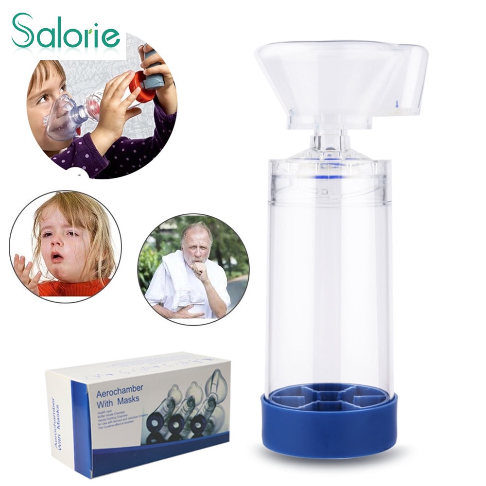 Child Adult Buffer Asthma Inhale Chamber Automizer Spacer Mist Storage ...