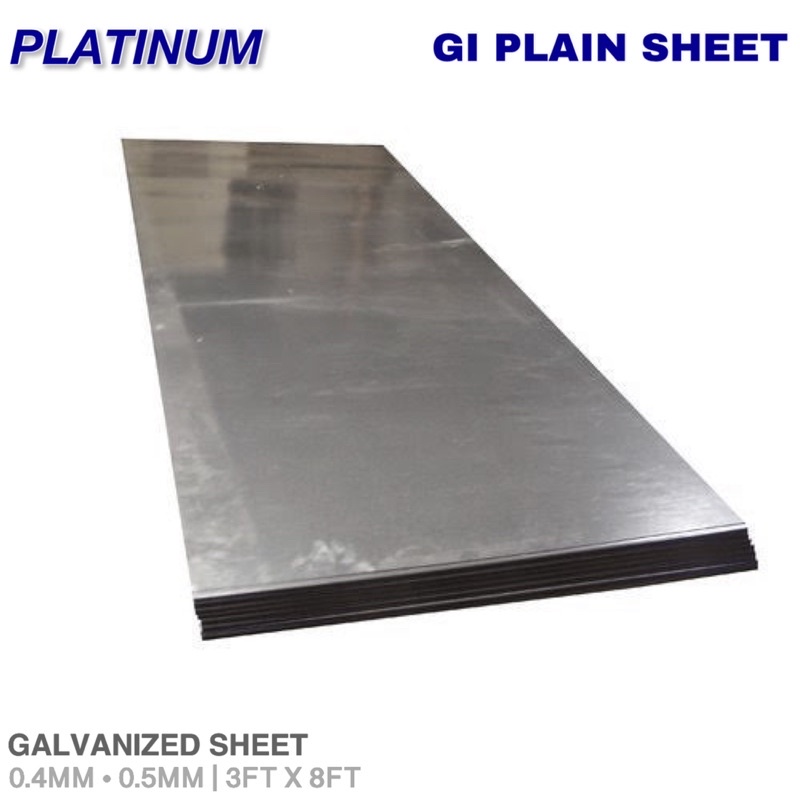 3FT X 8FT G.I. Plain Sheet 0.4MM • 0.5MM Galvanized Iron Yero