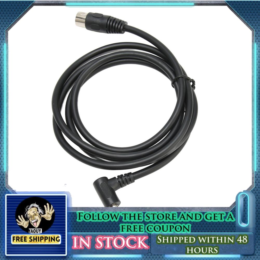Cable De Conversión 90 Grados Ángulo 6.35mm Macho A MIDI Din 5Pin Electr%c3%b3nico Piano Audio 2m Video Conector I.799982556