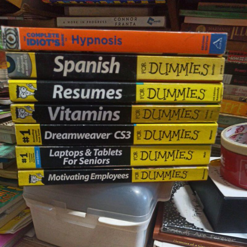 For dummies Spanish resumes Vitamins - Sg 11134201 22120 O1fmsds76rkve3