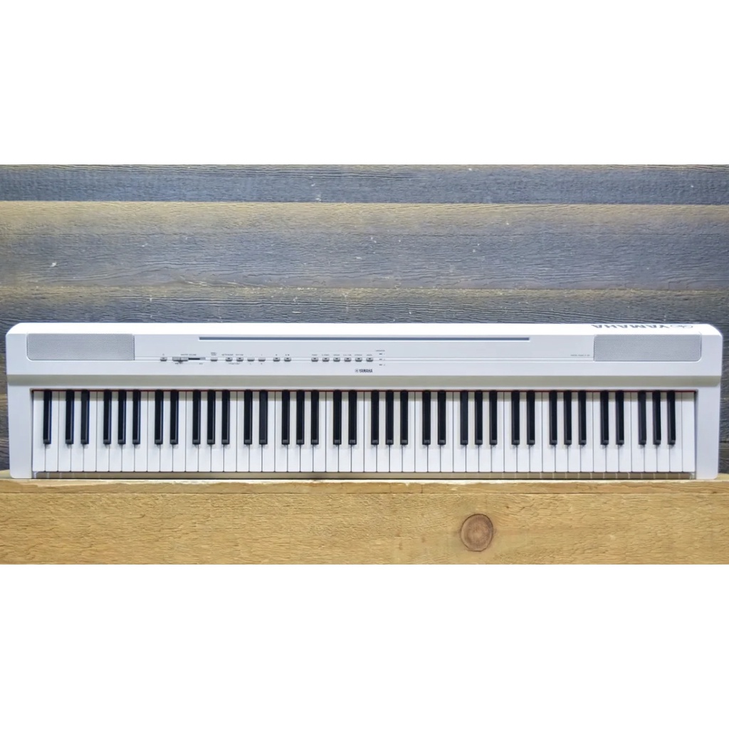 Yamaha P125 Digital Piano 88Key Graded Hammer Standard White Digital