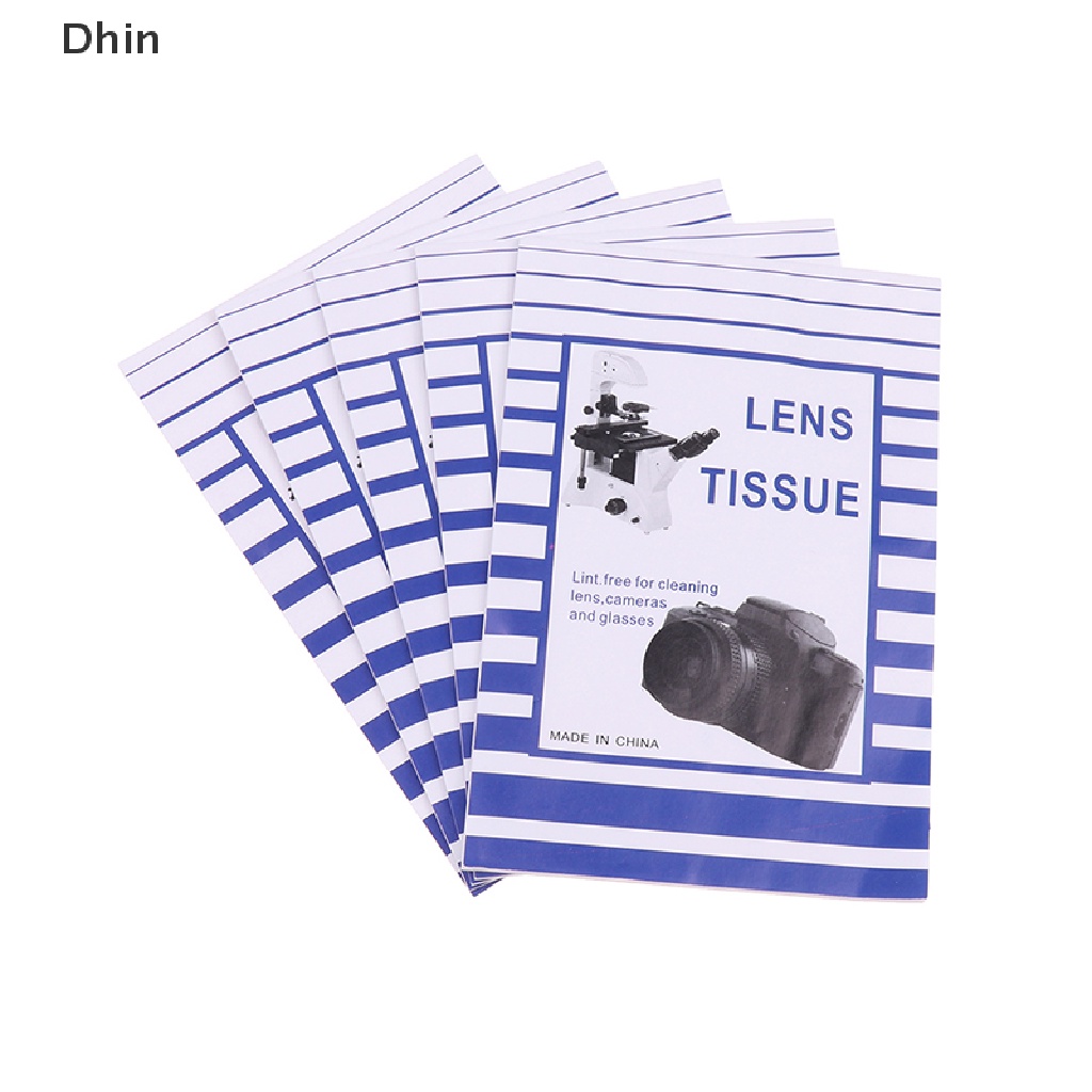 [Dhin] 50 Pcs / Lens paper 10 * 15cm large lens wiping paper single ...