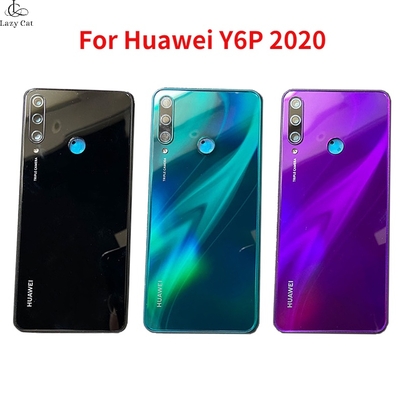 Coque étui Avec Support Pour Huawei Y6P 2020 (MED-LX9, MED-L29, Etc.) - Protection Téléphone, Porte-cartes, Bleu