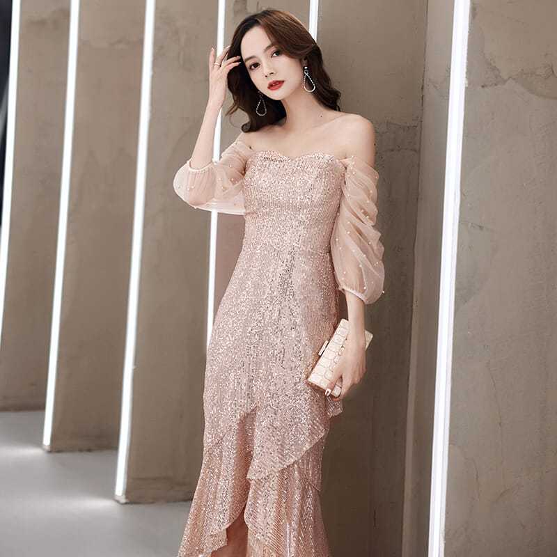 French Evening Dress Birthday Party Annual Meeting Dress 11 Shopee