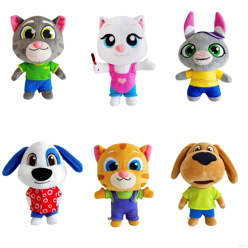 SSW Talking Tom And Friends Plush Toys with Cloth Stuffed Dolls Gift ...