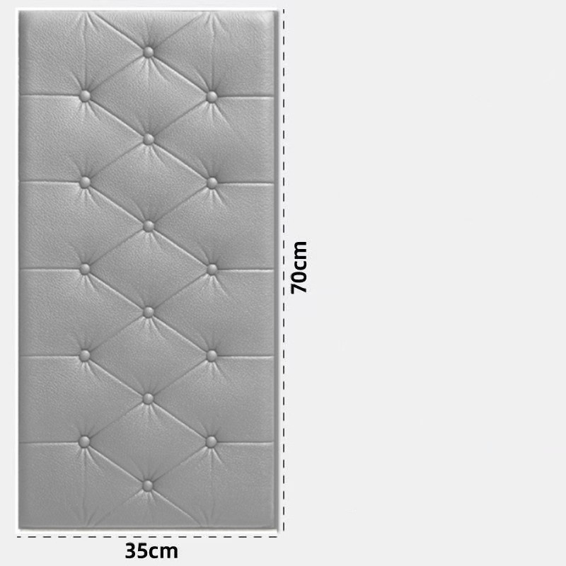 3d Selfadhesive Headboard Wall Stickers Thickened Anticollision