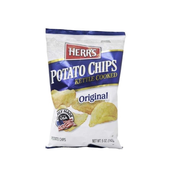 Herr's Potato Chips Kettle Cooked Original 142g | Shopee Philippines