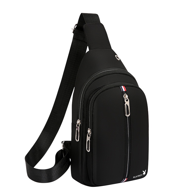 Men's canvas chest sling bag Men's messenger bag Men's shoulder bag