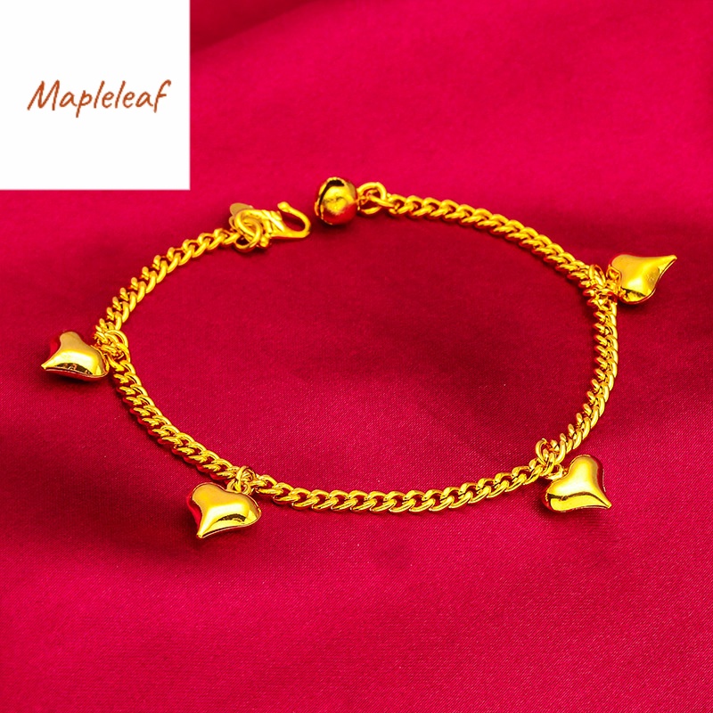 Original 18K Saudi gold pawnable New Women's Love Bracelet Vietnam