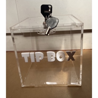 Trading Card Storage Box Raffle Box Acrylic Clear Lock Box Tip Jar For Money