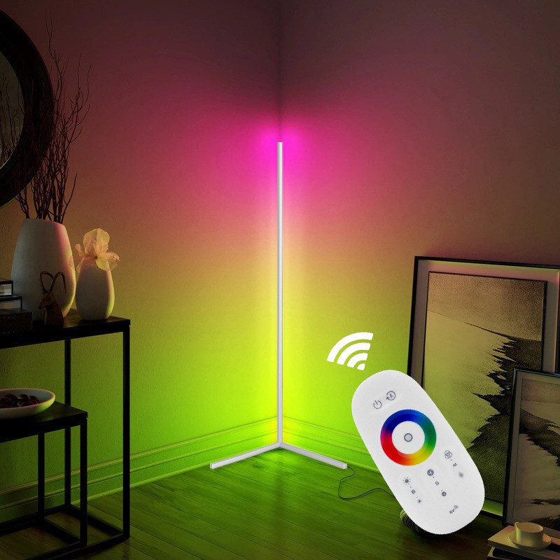 Variable color led corner deals floor lamp