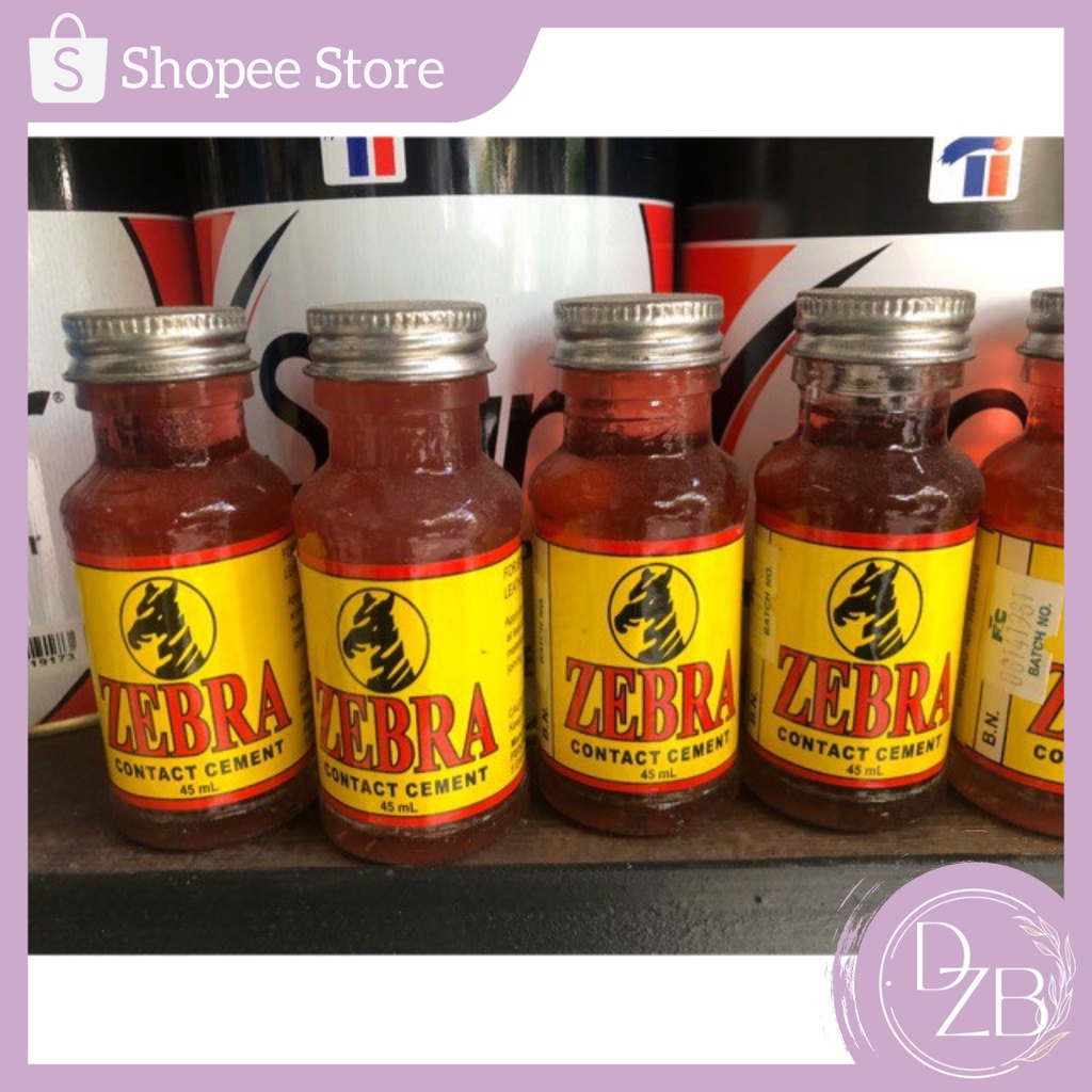 DZB 45ML Zebra/Rugby Contact Cement, Contact Cement Adhesive, super