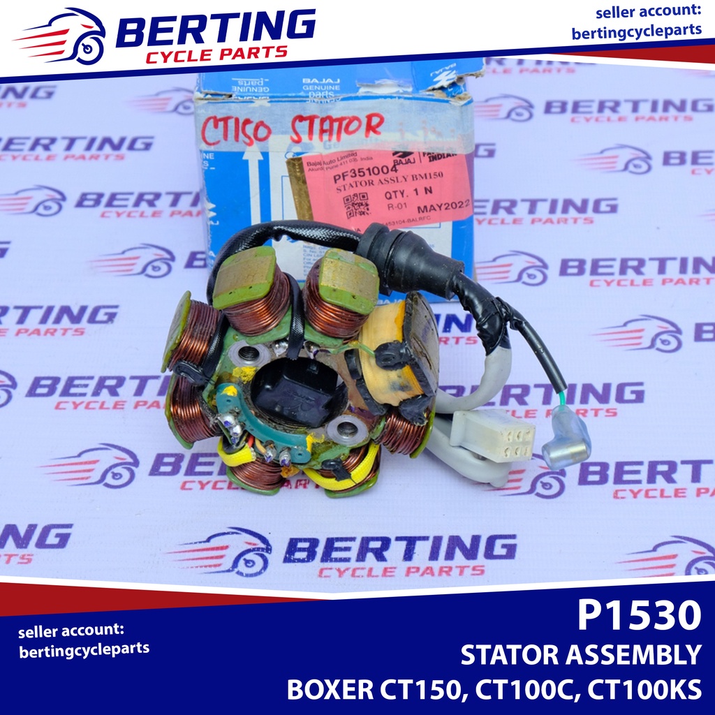 STATOR ASSEMBLY Boxer CT150 CT100C CT100KS Genuine PF351004 Shopee